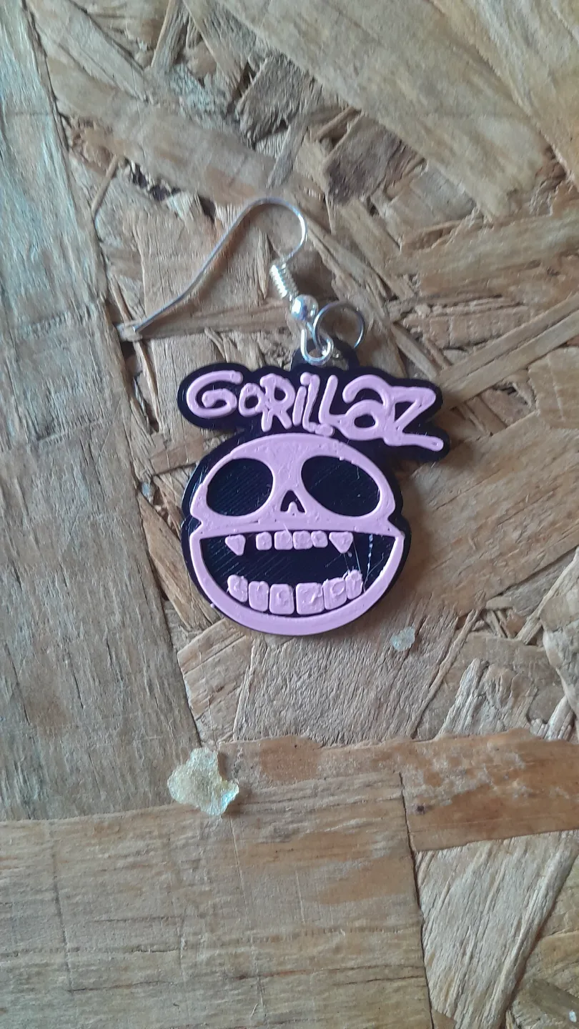 GORILLAZ EARRINGS view 3
