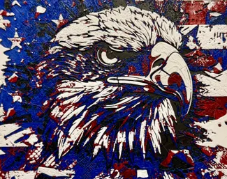 Eagle & US Flag