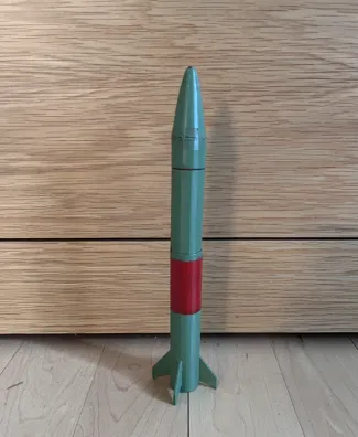 Model rocket I designed for school