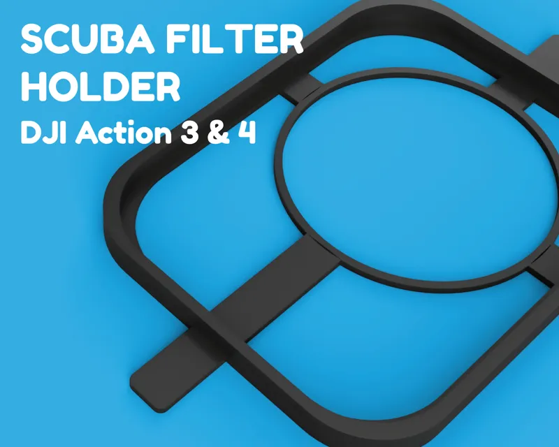 DJI Action 3 & 4 - Scuba Housing filter adapter