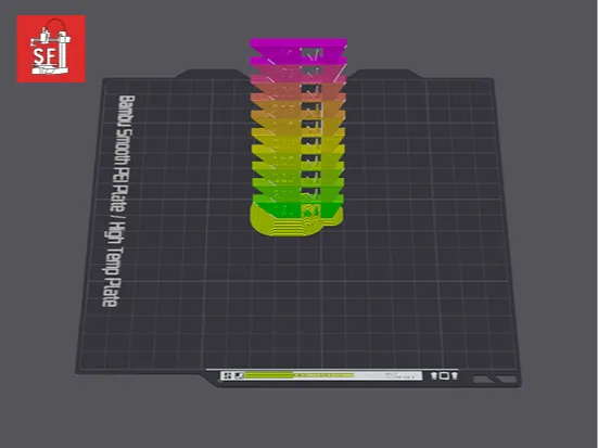 Temperature tower for A1 MINI - 235-190° C