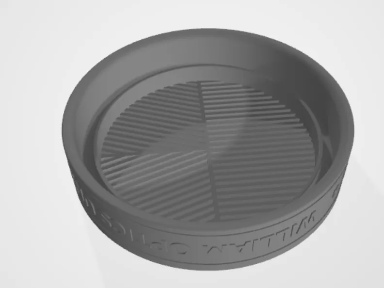 Bahtinov mask for  William Optics Uniguide 50mm 