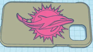 Dolphins iphone 12 case