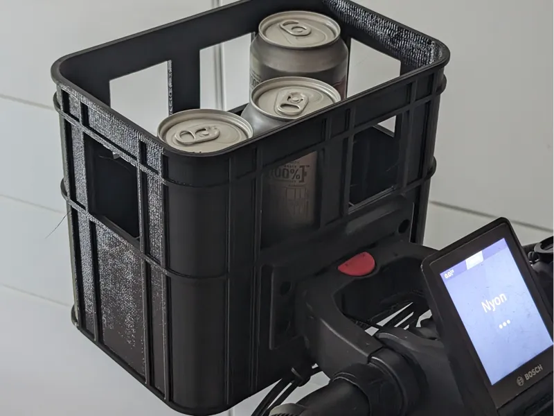 Beer crate with Klickfix connection for your bike