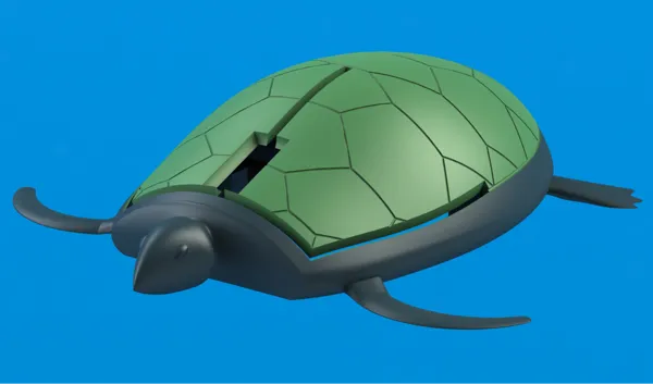 Souris sans fil tortue de mer