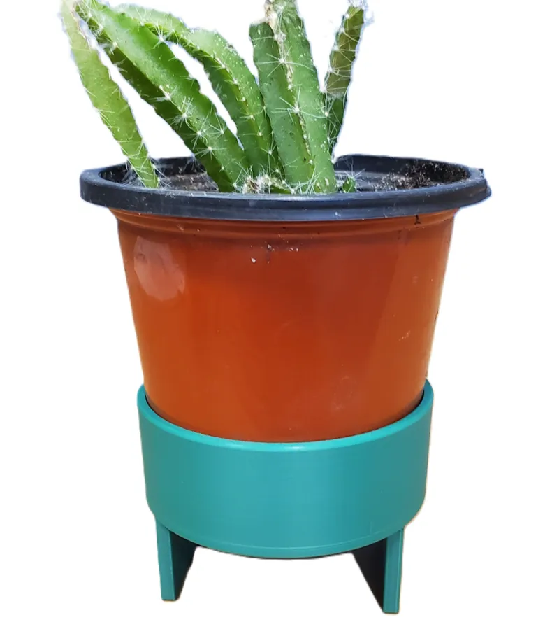 Cubical Wall Pot Holder