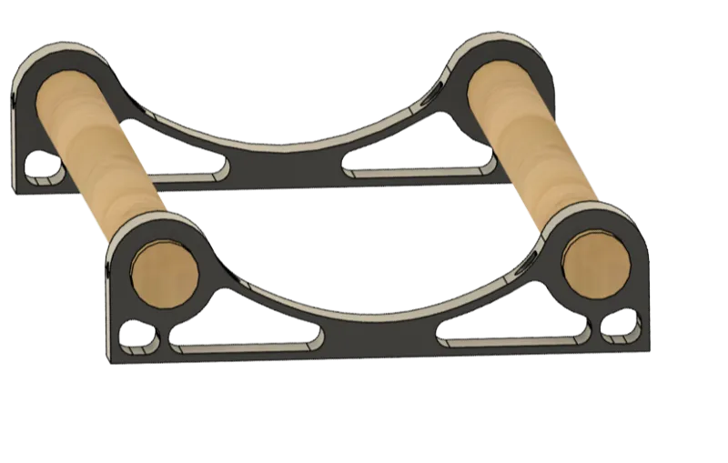 Spool Storage with 24mm wood rod