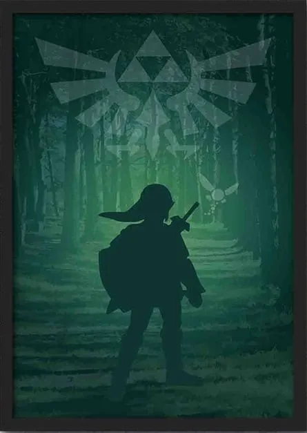 Lithophane Poster Legend of Zelda Nintendo V2