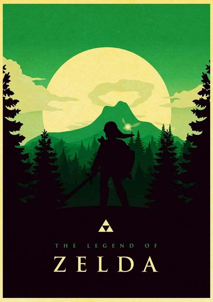 lithophane Poster Legend of Zelda Nintendo