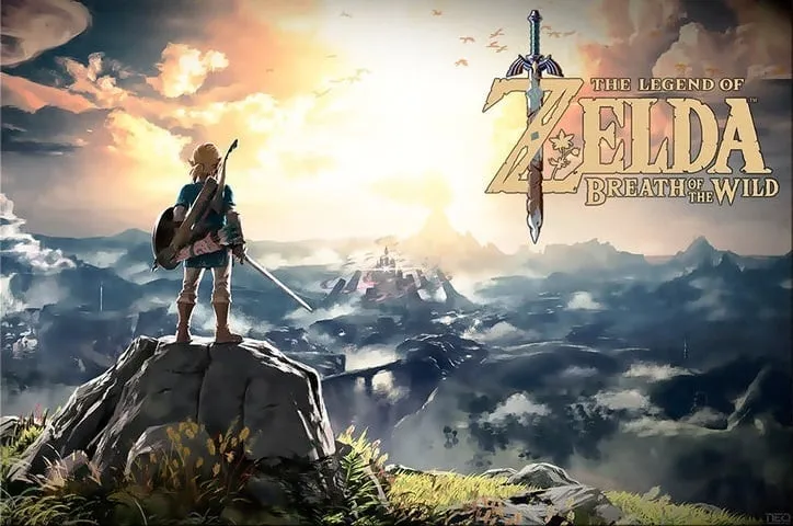 lithophane Poster Legend of Zelda Breath Wild