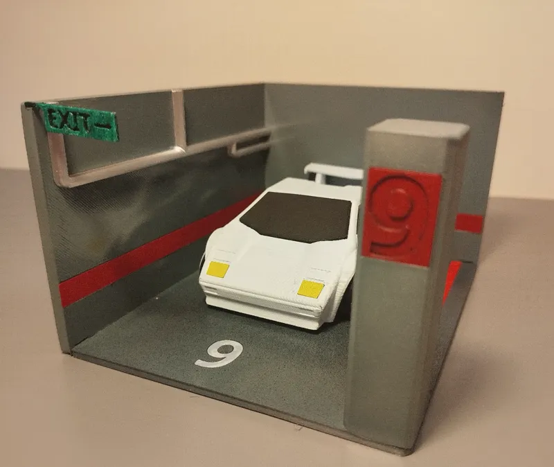 Garage diorama