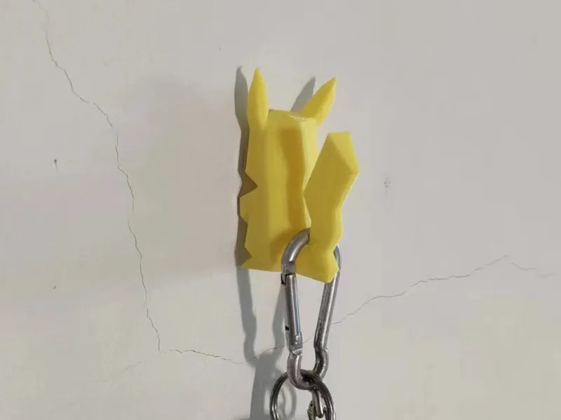 低像素皮卡丘挂钩Low-Poly Pikachu hook