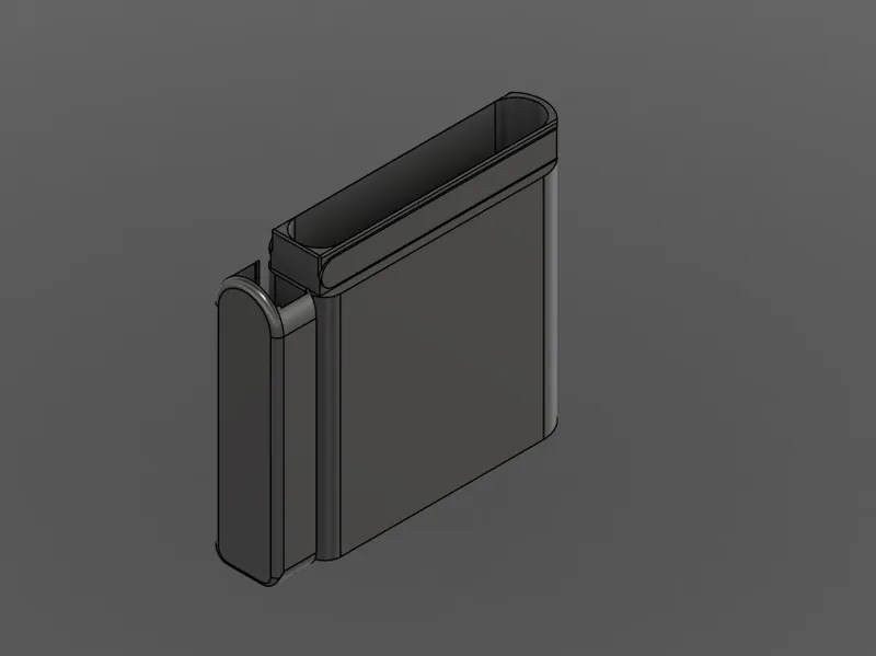 Cigar holder with cutter holder and slidingtop