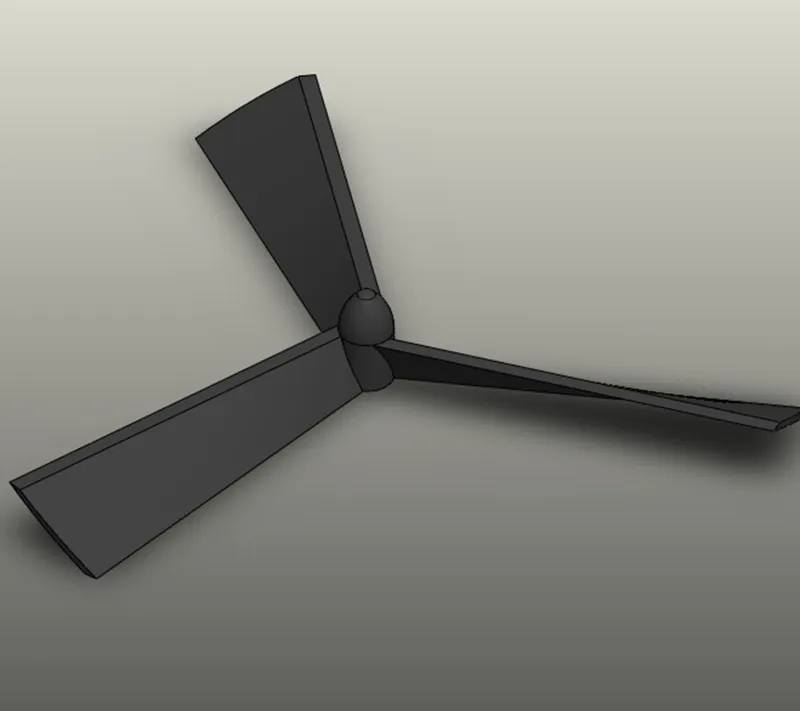 Vertical wind turbine - 3 blades