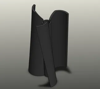 Horizonal wind turbine - 3 blades