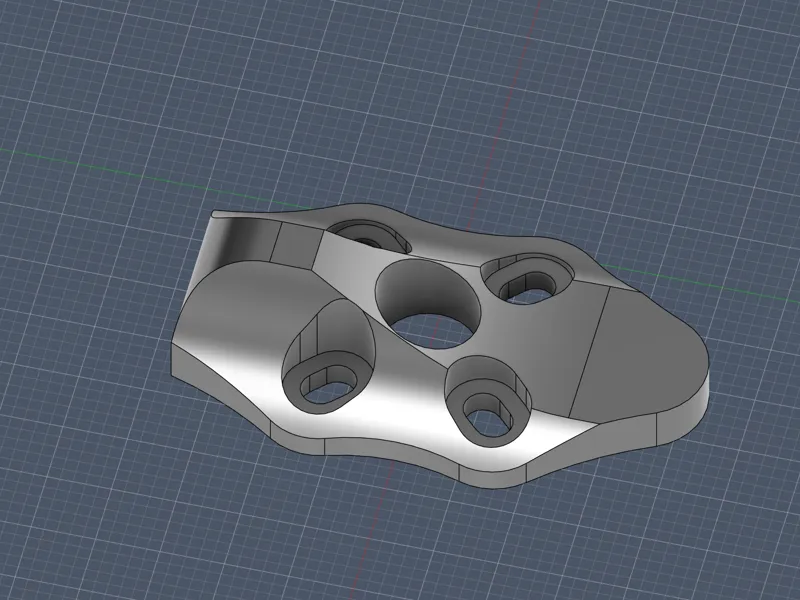 Motor skids for arms on QAV-S 2 JohnnyFPV frame.