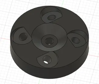 Template for plasterboard mounting pins