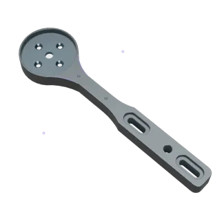 Support for a road bike for onboard computer.