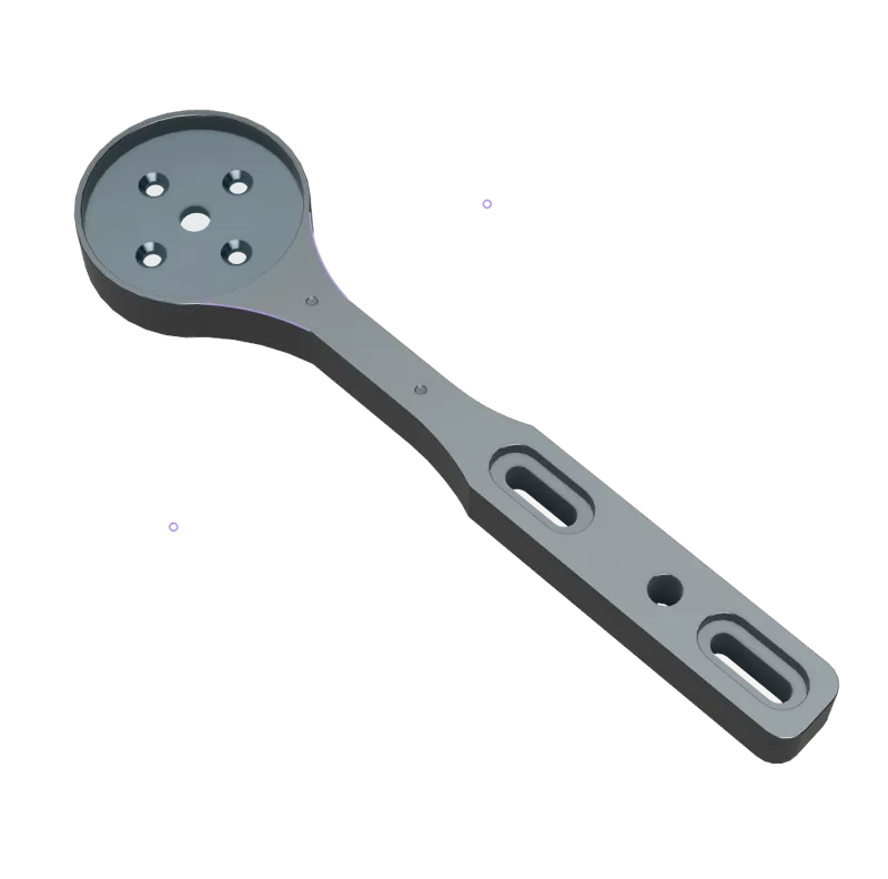 Support for a road bike for onboard computer.