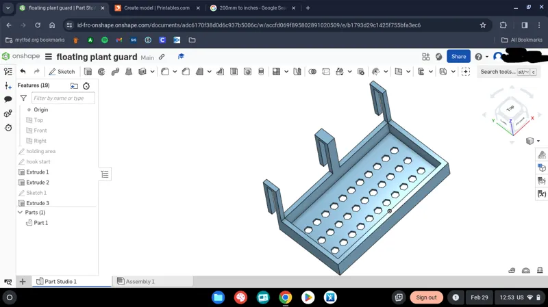 floating plant holder for fish tanks
