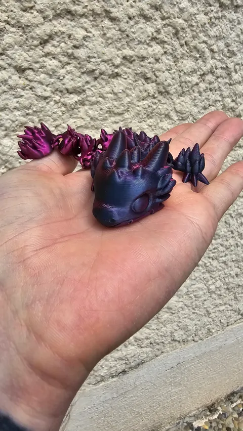 Articulated Mini Baby Dragon view 3