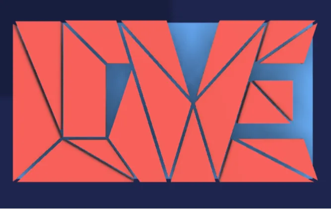 Geometric Love Sign