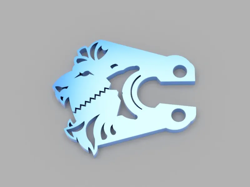 Lion BagClip