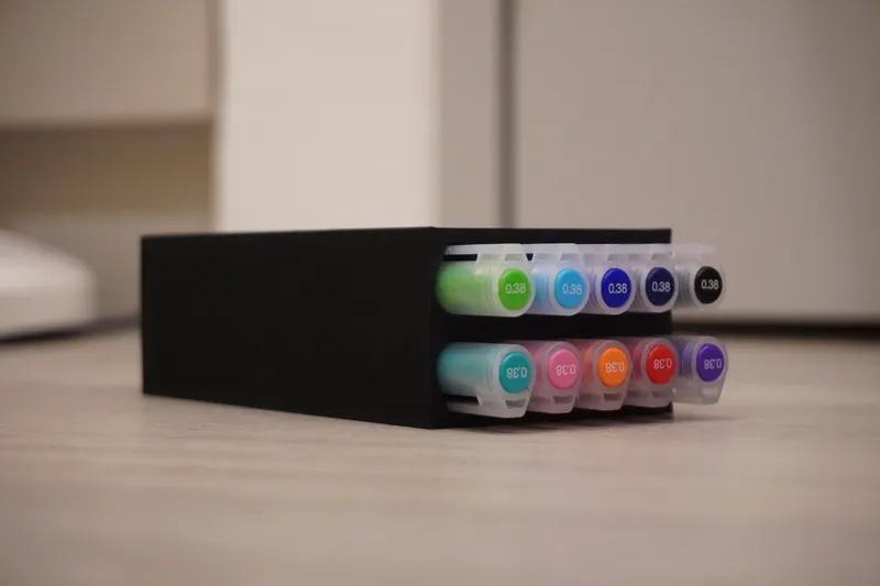 MUJI Ballpoint Pen 10 Color Set holder