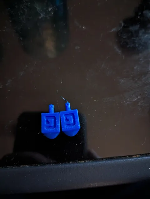 Dreidel Ornament/Earrings view 2