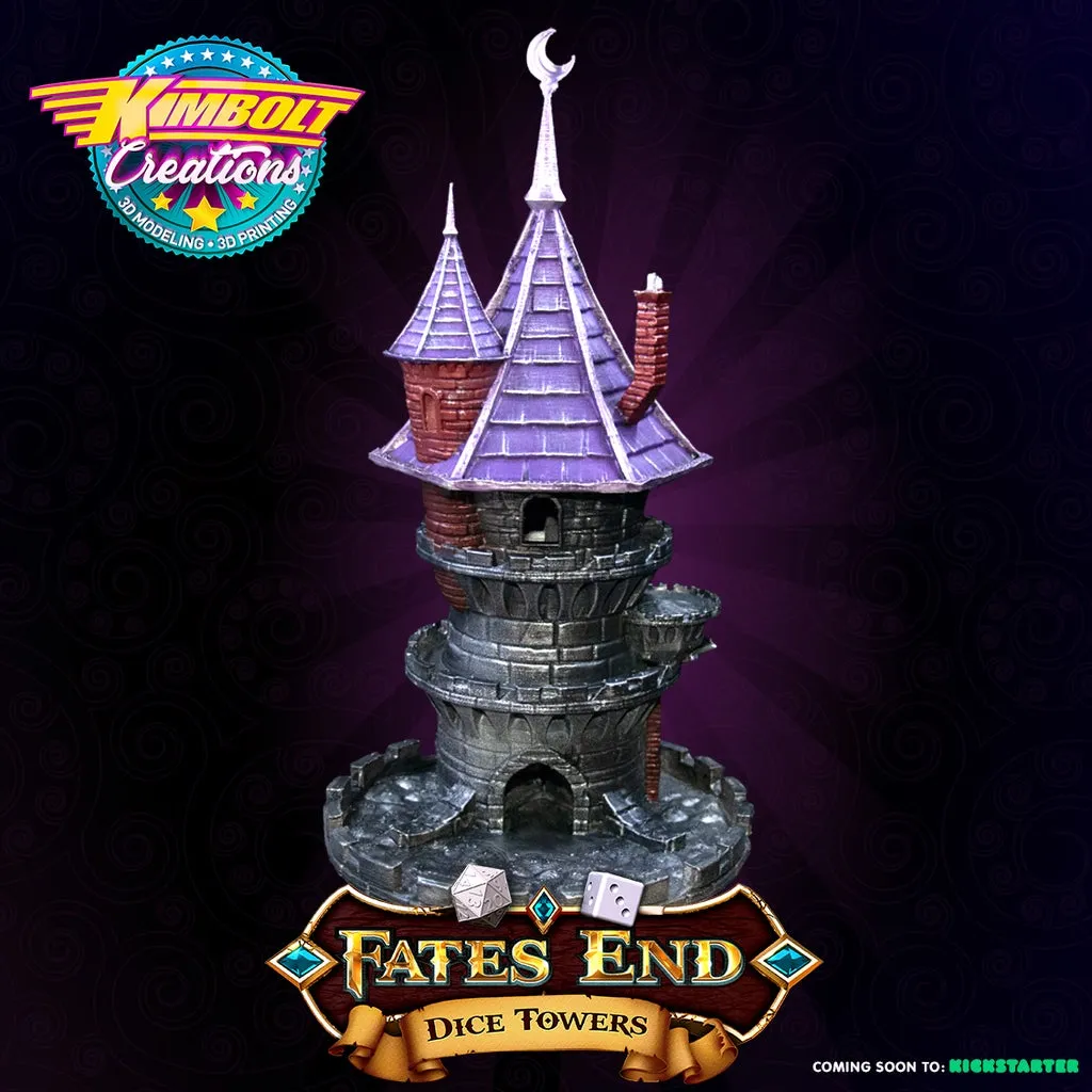 Wizard Dice Tower - Free 3D Print Model - MakerWorld