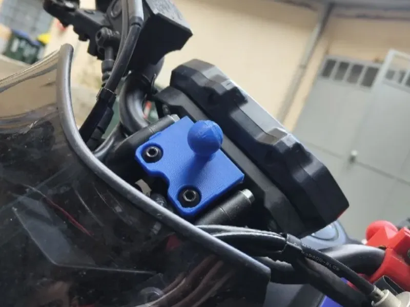 Yamaha MT 07 Thicker and Longer RAM mount 
