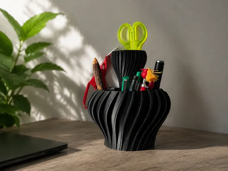 Twisted Half Pencil Cup 