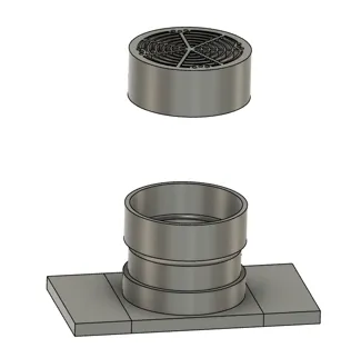 Vent Fan Cover 6" INFINTIY FAN