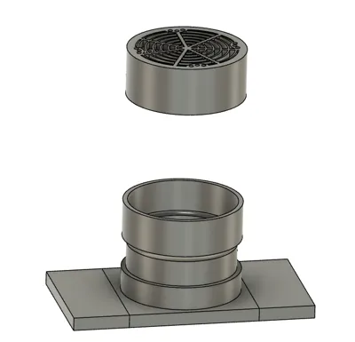 Vent Fan Cover 6" INFINTIY FAN