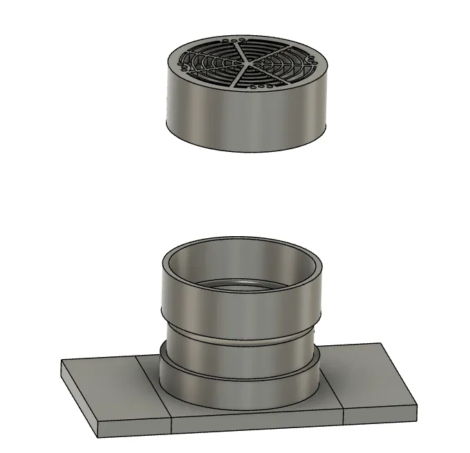 Vent Fan Cover 6" INFINTIY FAN