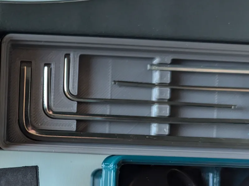 Hex key case Gridfinity bin
