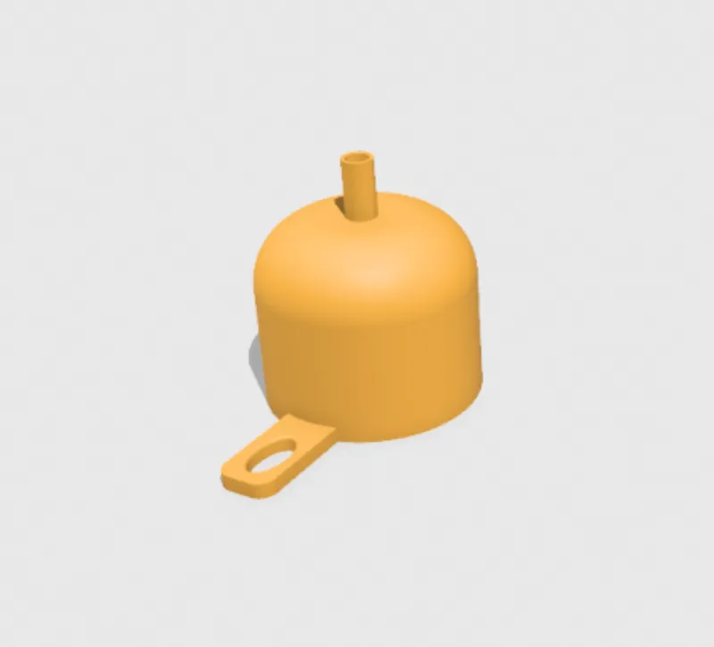 Oil pot funnel
