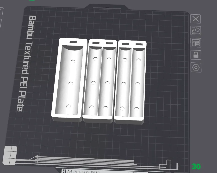Universal Socket Tray-108mm(3 Grid)-Standard Base - Free 3D Print Model ...