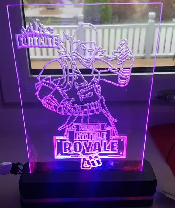 Lexan/Polycarbonate/Acrylic Lamp base