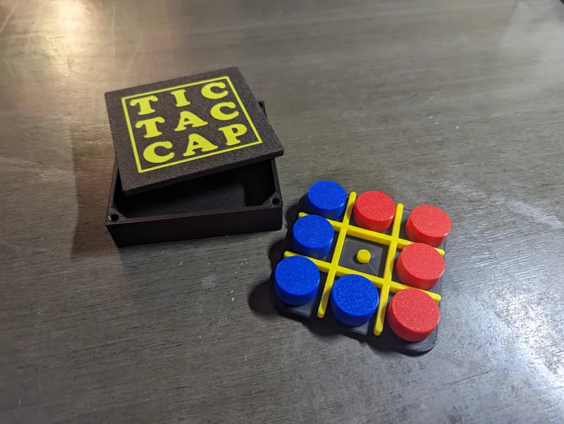 Tic-Tac-Cap Box