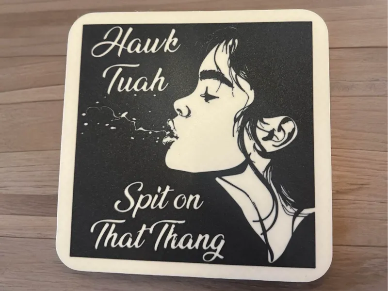 Hawk Thua Coaster or Sign Graphic