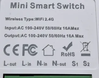 Mini smart switch box with cover