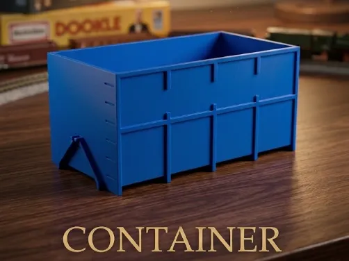 rubbish container / dumpster / poop bin