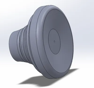 Solid Ergonomic Knob