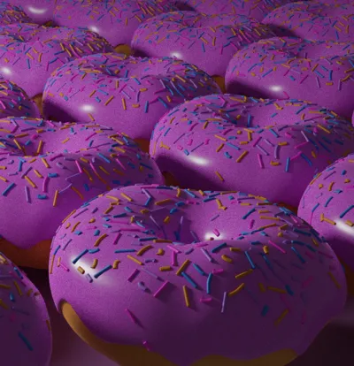 Blender Donut! Food Kitchen Decoration Sweet