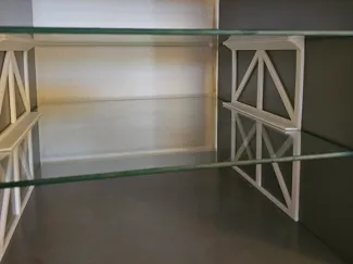 Ikea Expedit/Kallax Glass Dual Shelf - 10.8cm