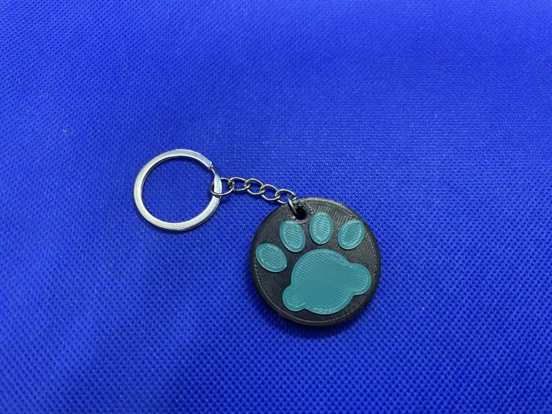 Dog keychain
