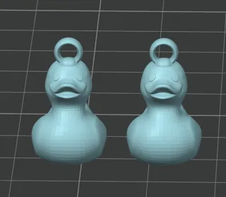 Duck Earrings