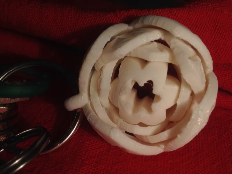 Gyro Flower Keyring