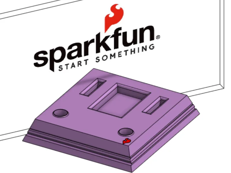 Display and storage stand for SparkFun XRP robot